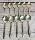 Gorham Sovereign Old 925 Lot of 11 Piece Soup Spoons Sterling Silver