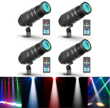 Remote Control 10W RGBW 4in1 Spotlight Stage DJ Disco Party Beam Light