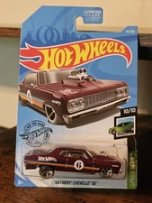Hot Wheels  '64 Chevy Chevelle SS Burgundy ERROR UNSPUN RIVETS 