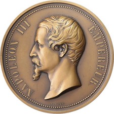 [#1528557] Frankreich, Medaille, Napoléon III., Chemin de fer de Paris à la Méditerranée