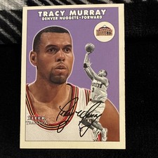 Tracy Murray 2000-01 Fleer Tradition #192 Denver Nuggets Autographed Card