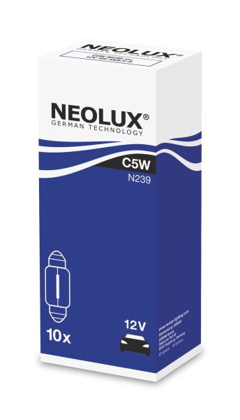Fits NEOLUX NLX239 K10SZT Light bulb C5W (2 pcs) 12V 5W Light bulb (C ⭐UK Stock⭐