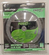 Evolution FURY 3 Rage Multi-Purpose Sliding Mitre Saw Blade 210mm 8-1/4" 20T