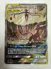 Card Espeon & Deoxys GX HR Pokémon SM12a 212/173