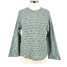 Madewell Blue Horizon Stripe Knit Sweater Wide Sleeve Size XS NWT