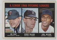 1967 Topps Jim Kaat Denny McLain Earl Wilson #235 HOF 2v5