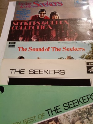 THE SEEKERS JOB LOT OF FIVE VINYL ALBUMS BY THE SEEKERS FREE UK DELIVERY 