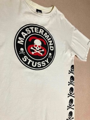Stussy Men Old Master Mind Skull T-Shirt Sleeve Print Limited Edition Streetwear