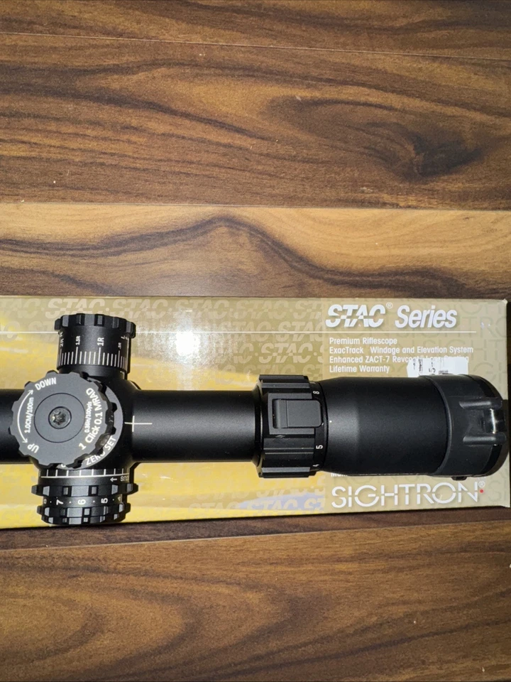 Mira para rifle Sightron S-TAC FFP 3-16x42 Zero Stop - Mil-Hash-2 #26017 Foto 2 de 4