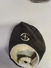 Winter Hat For Babies Has Two Different Size Buttons Under Chin  From 0/6 Months