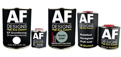 FÜR Honda G99P Cascade Green Perl 3.7L Autolack SET 2K EP Grundierung Klarlack