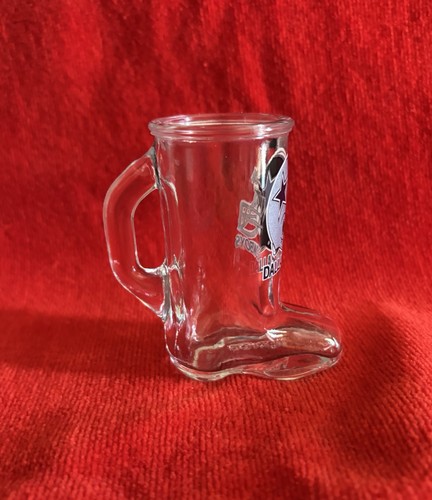 Dallas Cowboys Glass Boot Shot Glass 3 inches - Picture 2 of 4