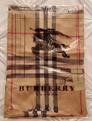 BURBERRY LONDON CHECK SOFT FAUX CASHMERE SCARF