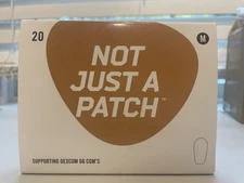 NEW "NOT JUST A PATCH" - DEXCOM G6 CGM ADHESIVE PATCHES - SIZE MEDIUM - 20 CT