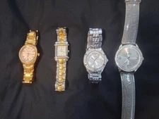 Watch Lot Mixed Brands, Guess, Fossil Serena,  Timex & More (LOT OF 6)