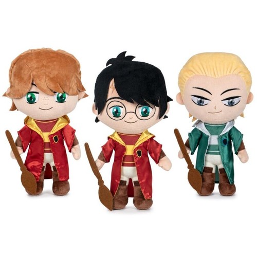 Peluche Harry Potter Campioni di Quidditch Ron Draco