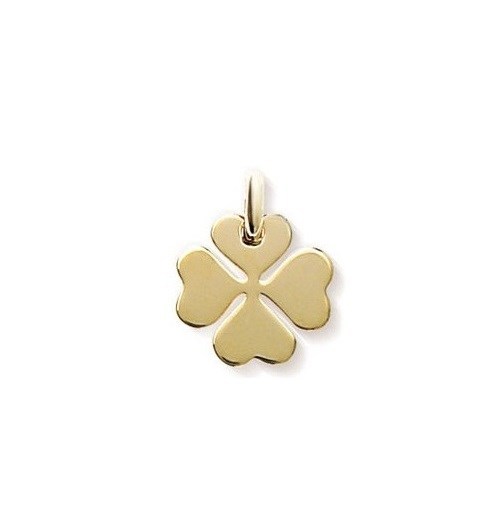 Pendentif Chance TRÈFLE à 4 feuilles en Plaqué Or 18 Carats neuf Pendentif Chance TRÈFLE à 4 feuilles en Plaqué Or 18 Carats neuf