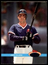 1991 Stadium #500 Jack Clark Red Sox OVERSIZE No Gold Error SET BREAK RARE