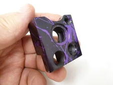 WGP FRONT BLOCK 2K+ AUTOCOCKER GLOSS BLACK PURPLE FREEFLOW DYE SHOCKTECH WGP CCM