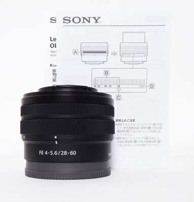 【ほぼ新品 】Sony FE 4-5.6/28-60 Sony FE 28-60mm f/4-5.6 Lens SEL2860 B&H Photo Video