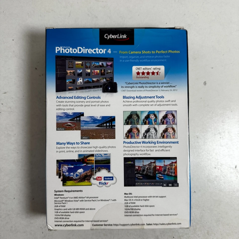 Cyberlink PTD-E400-RPX0-00 PhotoDirector V4 Ultra DVD Rom Drive Photo Director - Image 2 of 4