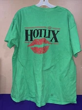 Vintage Hotlix advertising logo Red lips T-shirt Size XL Pismo Beach California