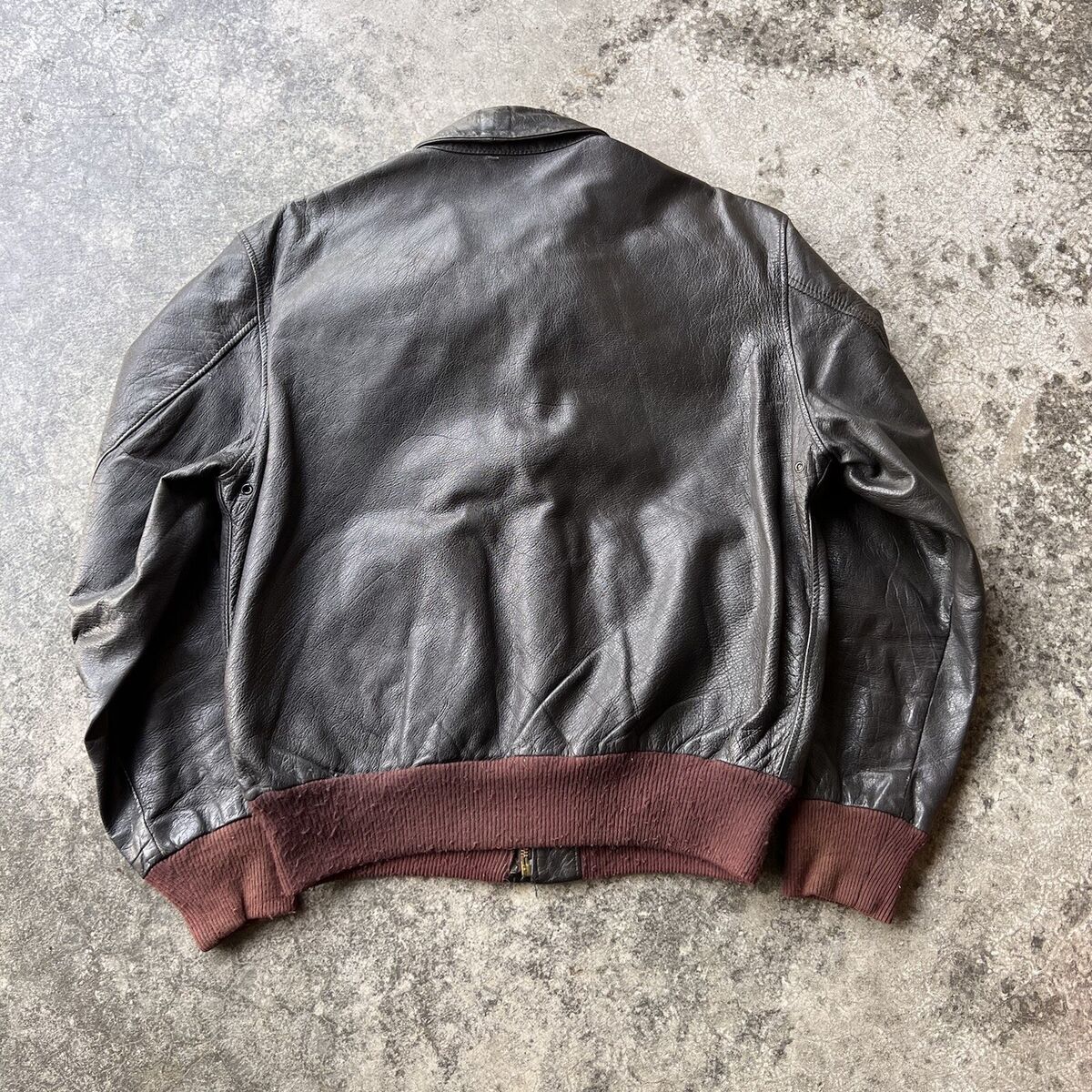 Vintage 70s 80s Eddie Bauer Leather A-2 Bomber Jacket Mens Vintage 70s 80s Eddie Bauer Leather A-2 Bomber Jacket Mens