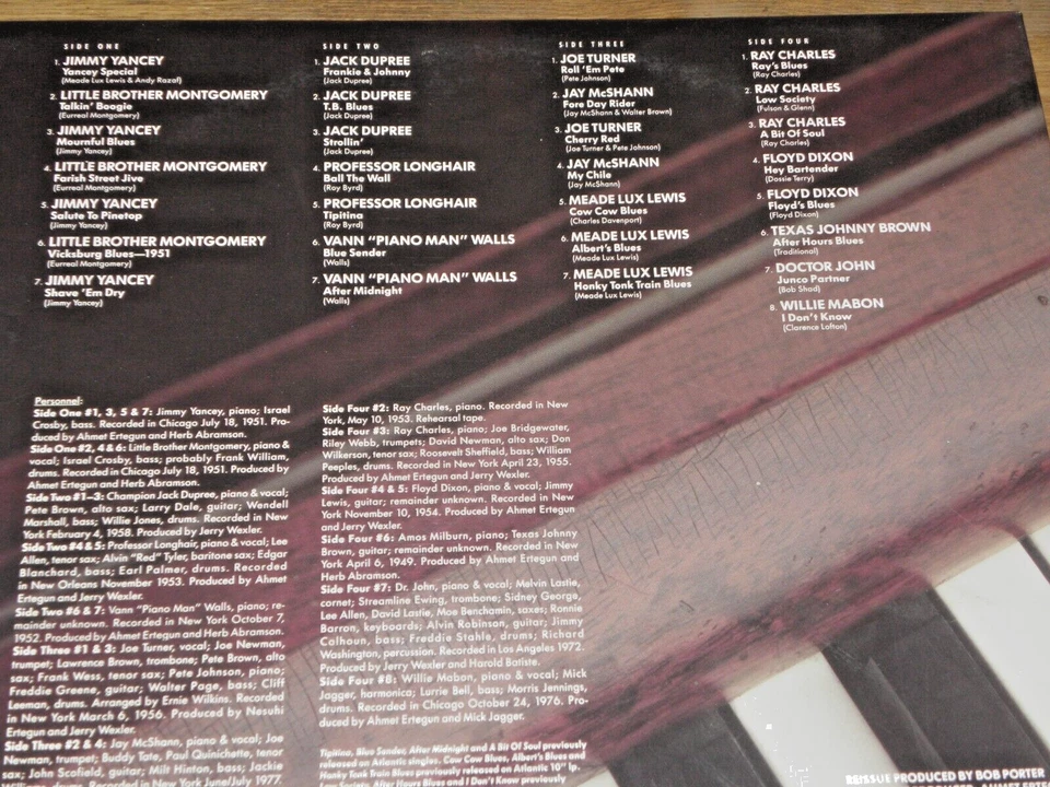 ATLANTIC BLUES: Piano -DOUBLE LP - NM - Ray Charles, Jay McShann, Dr. John... - Image 2 of 2