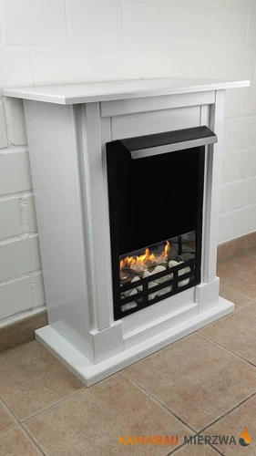 Ethanolkamin Gelkamin Kamin Fireplace Camino Cheminee Madrid Premium Royal Weiss - Video 1 von 1