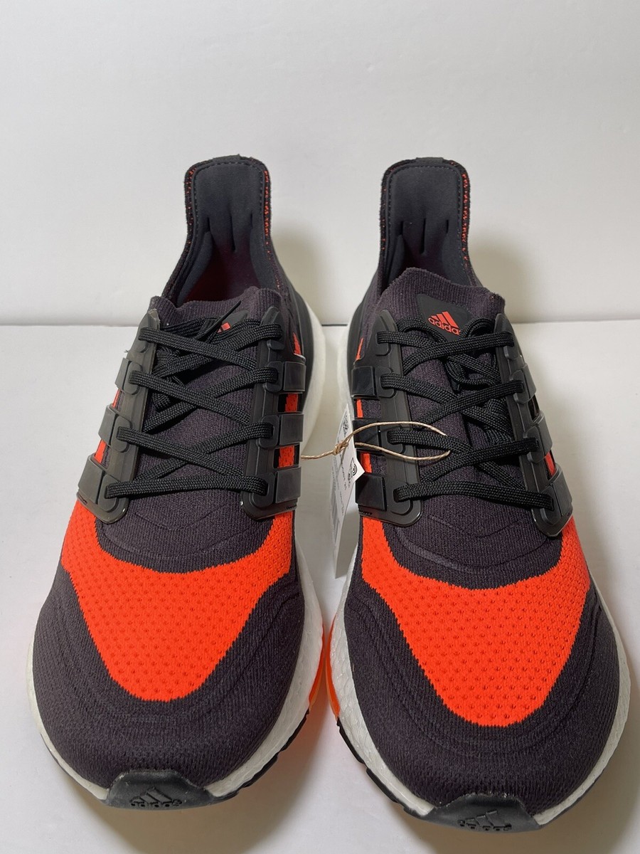 Adidas UltraBoost 21 Carbon Solar Red Men's US Size 13 Running Shoes FZ2559  | eBay