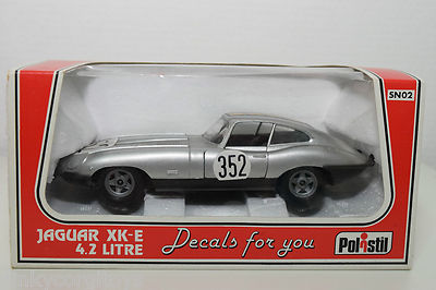 POLISTIL SN02 SN-02 SN 02 JAGUAR XK-E TYPE 4.2 RALLY MINT BOXED RARE SELTEN
