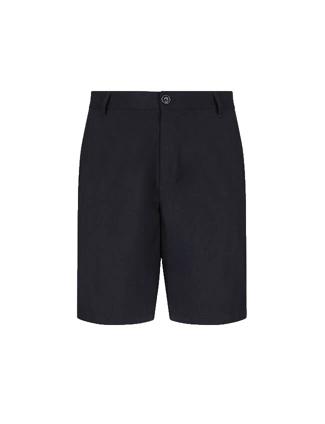 Pantalón Corto Negro de Lana para Hombres