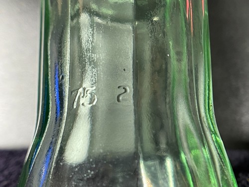 Vintage Coca-Cola 10 oz ACL Green Glass Soda Bottle 75-2 Searcy Ark IN7114 - Picture 3 of 5