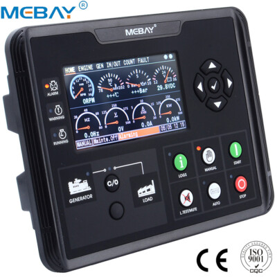 DC60D Generator Set Controller With 4.3'' LCD Screen for Parameters Monitoring 