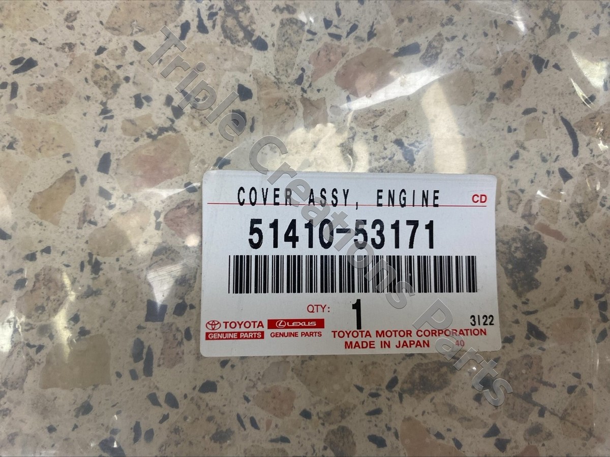 TOYOTA GENUINE 5141053171 COVER ASSY, ENGINE UNDER 51410