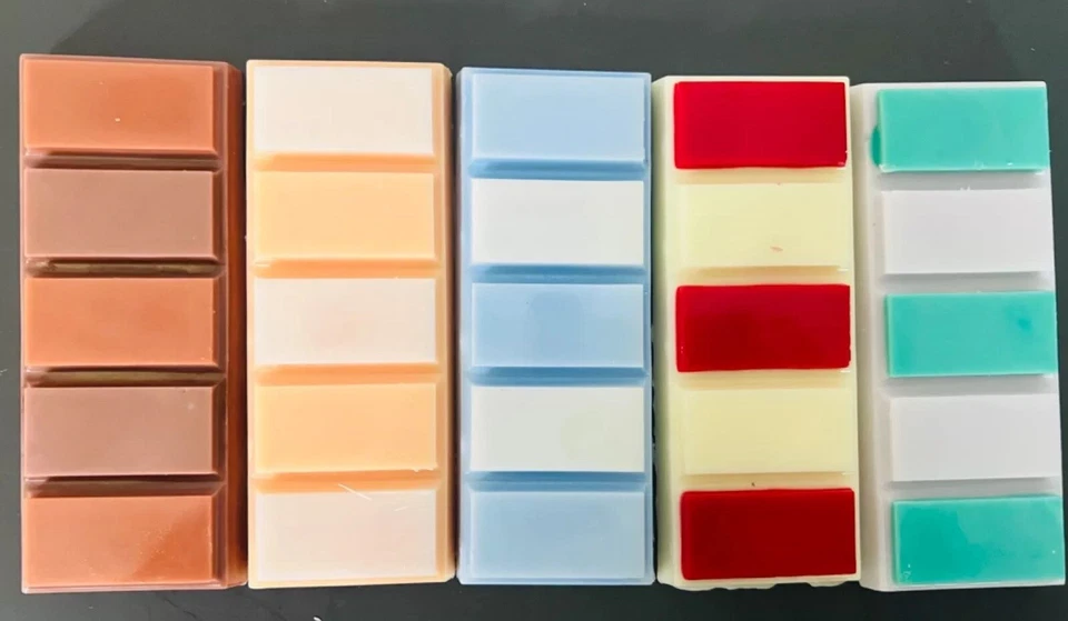 Cera derrete, 5 barras de pressão de cera derretida tamanho completo, conjunto #1, velas, tortas de cera - Imagem 2 de 4