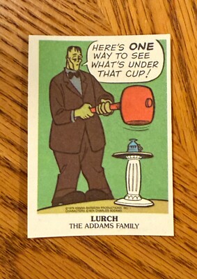 1974 Hanna Barbera The Addams Family - Lurch - READ Discription