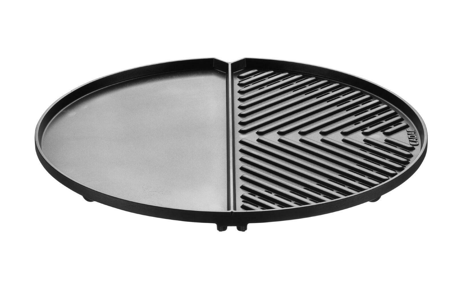 Cadac Grillo Chef / Citi Chef 40 BBQ 2 Plancha Plate - split Griddle / Flat