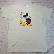 Vtg. Disney Store Mickey Mouse Sleep Shirt One Size White Oversized