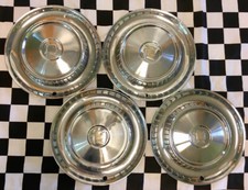 1957 Dodge Lancer 14 Wheel Hub Caps Mopar Oem Set Of 4 1957 Dodge Lancer 14 Wheel Hub Caps Mopar Oem Set Of 4