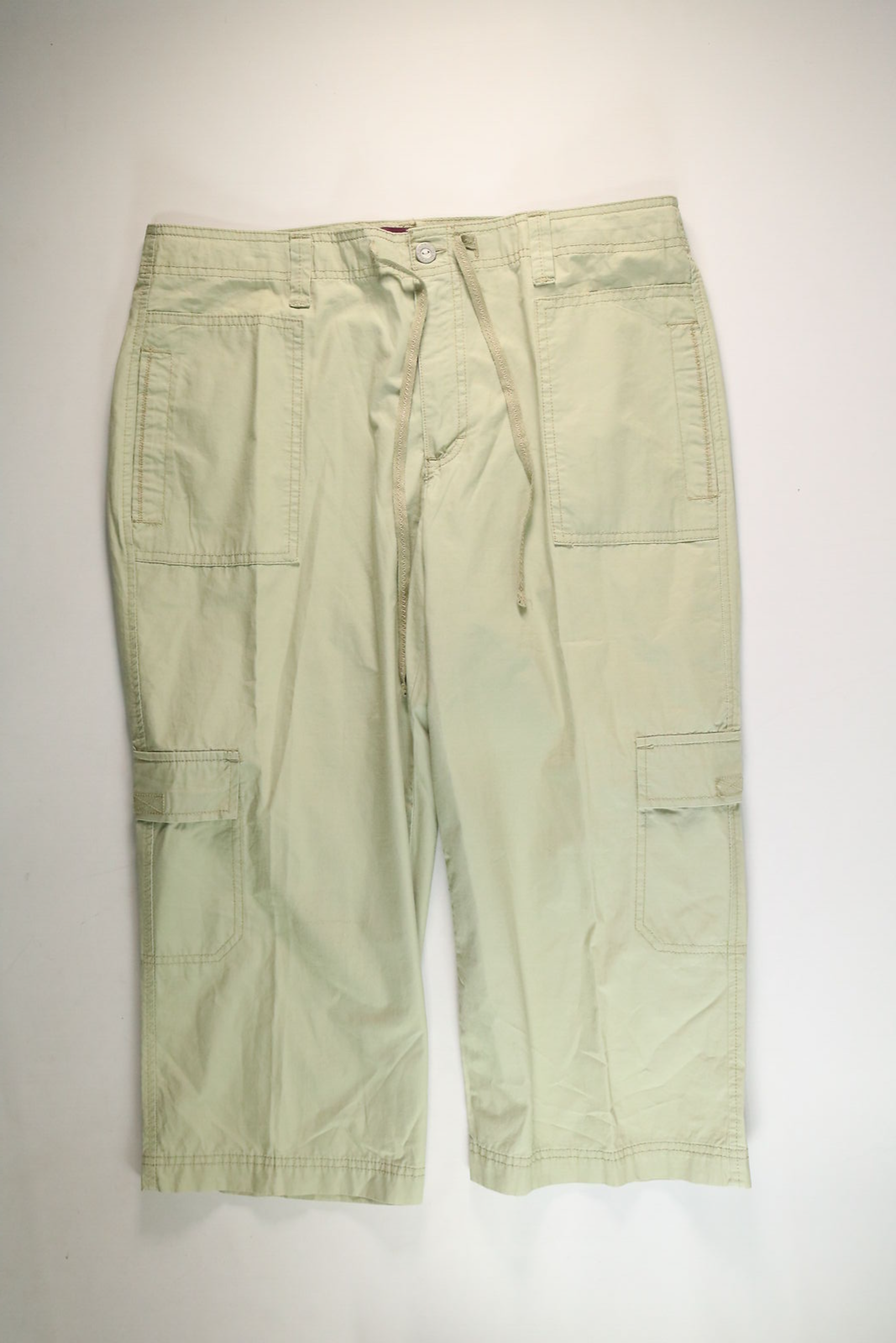 Womens Gloria Vanderbilt Olive Green Capri Pants Size 14P EUC eBay
