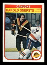 Harold Snepsts 1982-83 O-Pee-Chee #357 Vancouver Canucks Ex-Mt