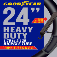 Goodyear 24" X 1.75-2.125 Heavy Duty Bike Tube