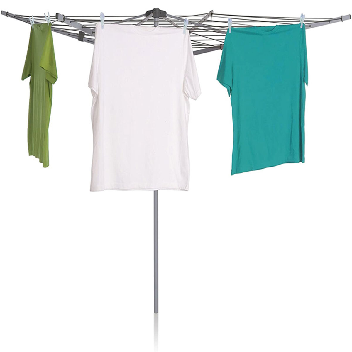 Addis 4 Arm Folding Rotary Airer Outdoor Washing Clothes Line - 40m