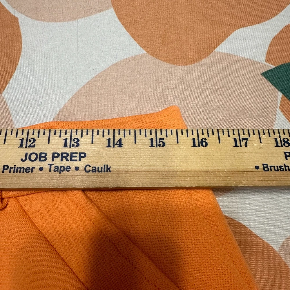 Vintage Orange Haymaker Tennis Skirt with Front Pockets Size 18