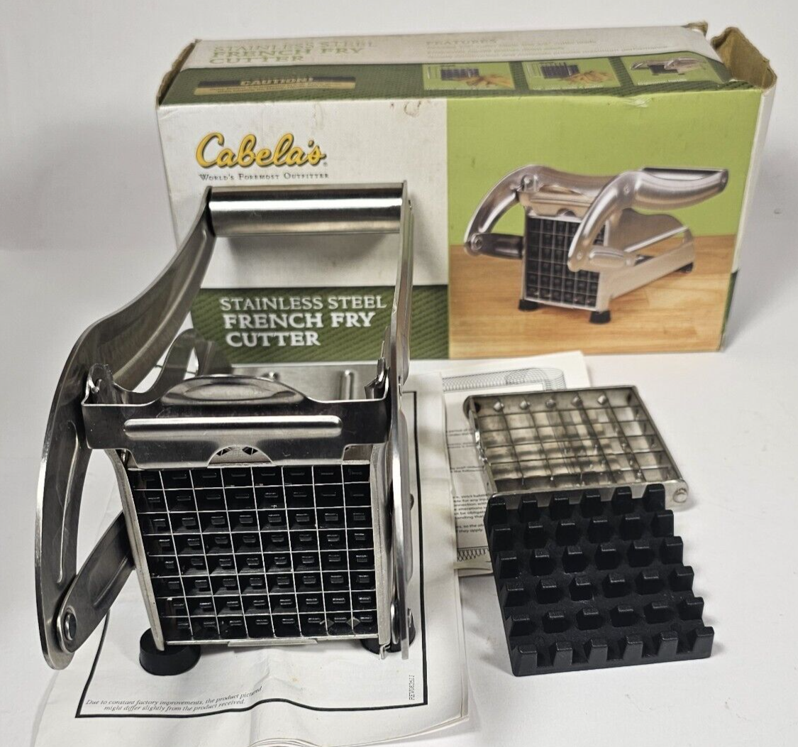 Cabela's French Fry Cutter Press Stainless Cutting Blades Attachment 3/