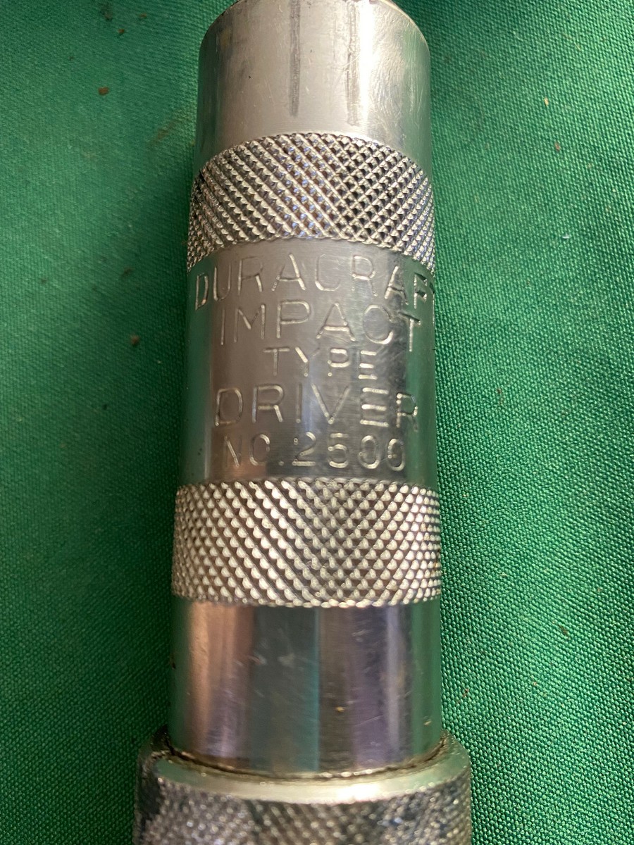 Vintage DuraCraft Reversible Impact Type Driver No. 2500! Preowned