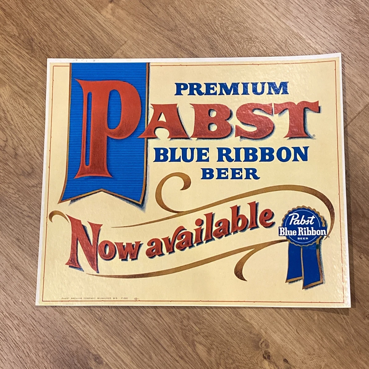 Vintage Pabst Blue Ribbon Sign for sale | eBay