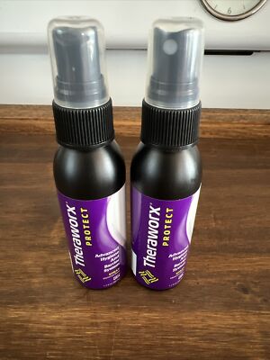 (2) Theraworx Protect Advanced Hygiene And Barrier System Foam Spray 1.7 Oz 50ml