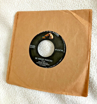 Mariano Merceron-Amor Perdido (Mi Amigo Pancho)  45 RPM RCA  Record RARE